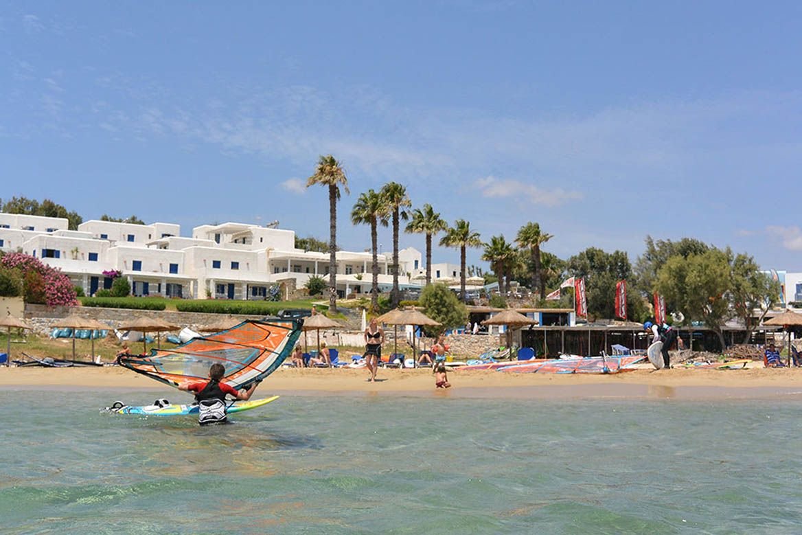 golden beach paros