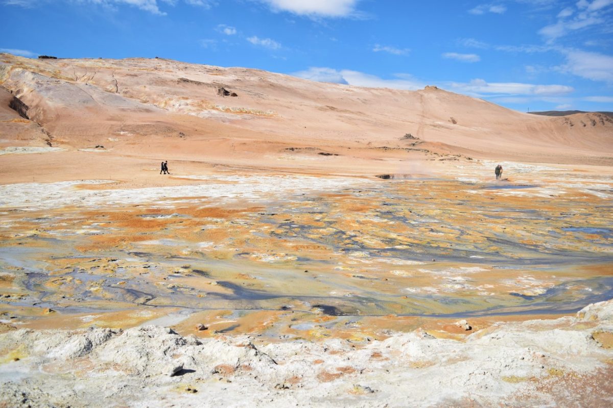 zone geothermale en islande