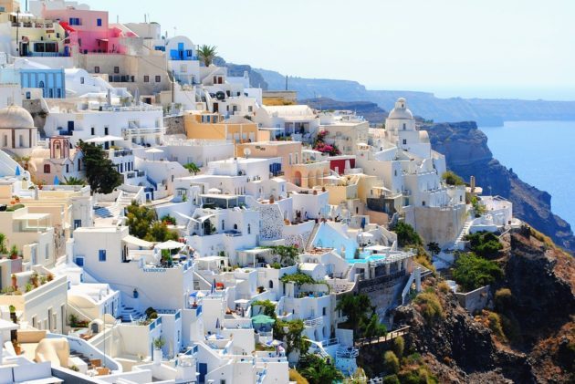 santorin en octobre