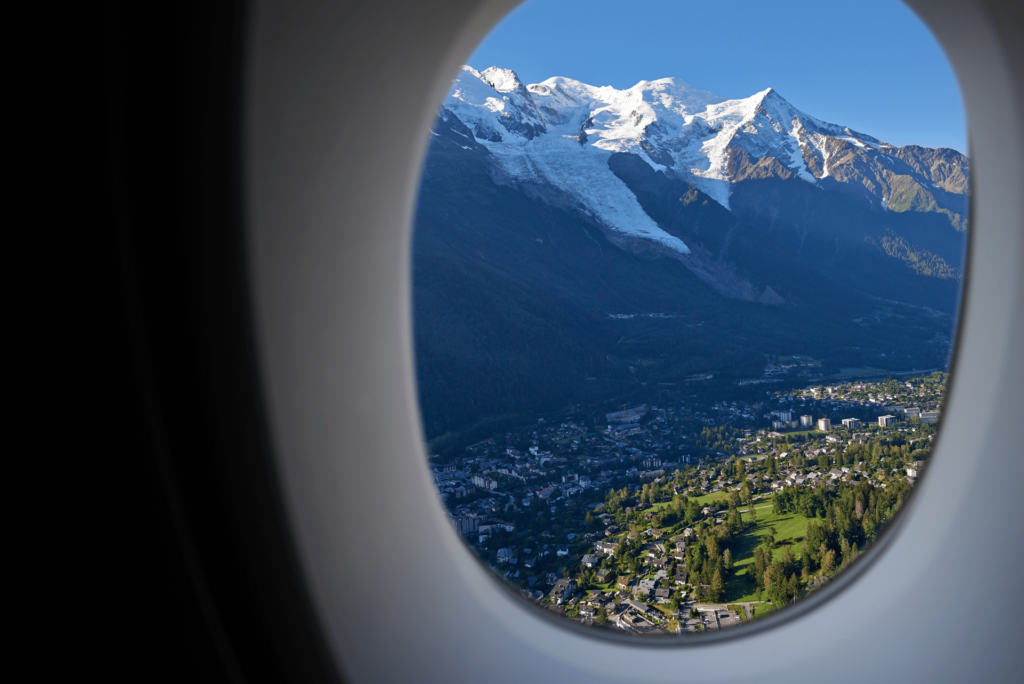 Survol du lac et du Mont-Blanc en avion léger